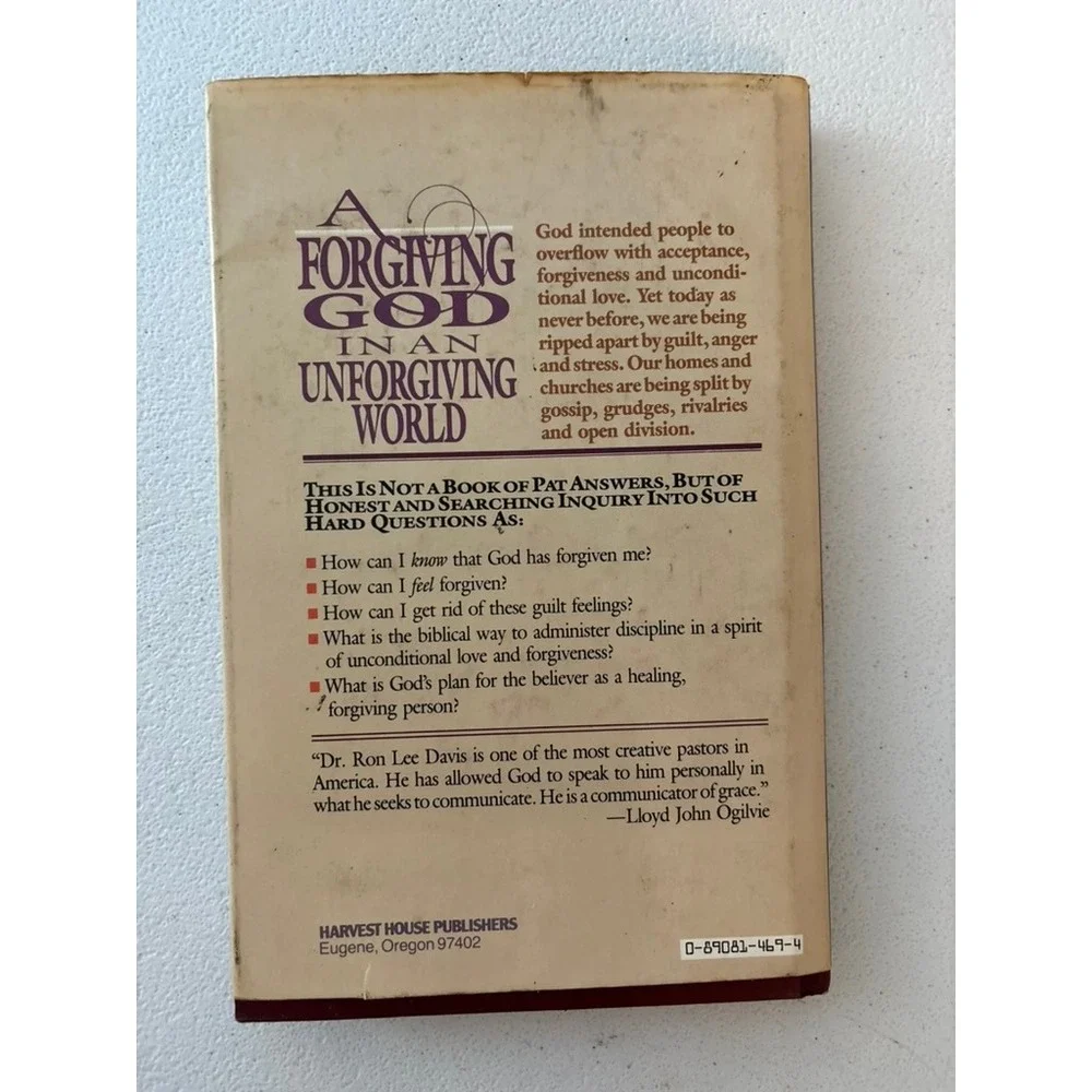 Harvest House Publishers forgiving god